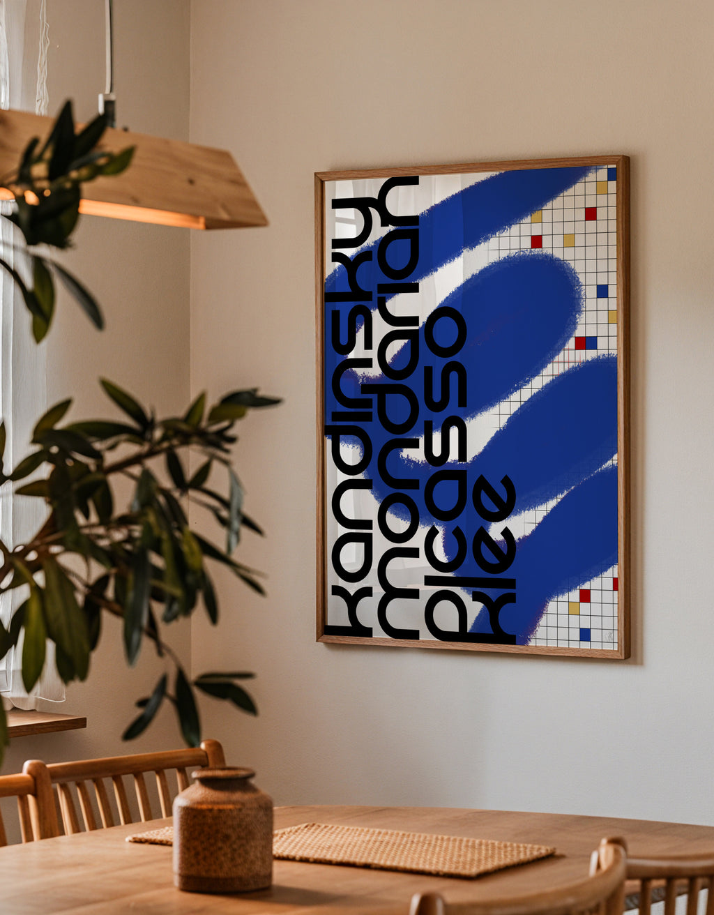 Famous Abstract Artist - Framed poster detail