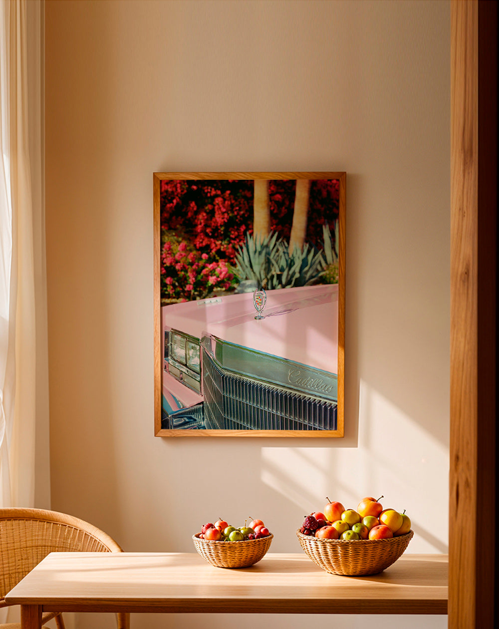 Cuadro vintage Cadillac rosa – Product2