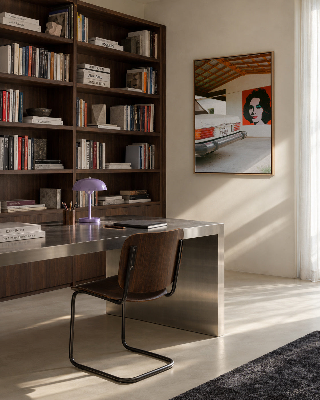 Marfa Texas - Framed canvas in an interior