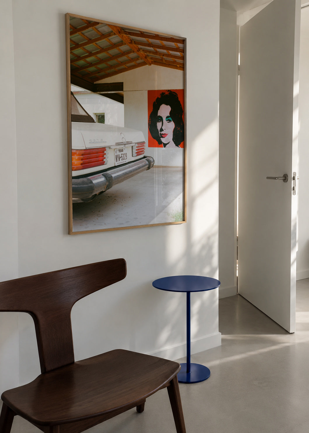 Marfa Texas - Framed poster in an interior