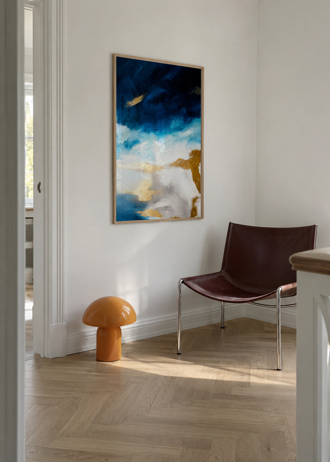 172 - Framed poster in an interior