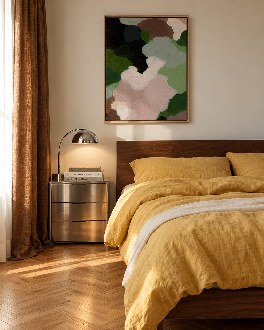 Abstract 60 - Framed canvas in an interior