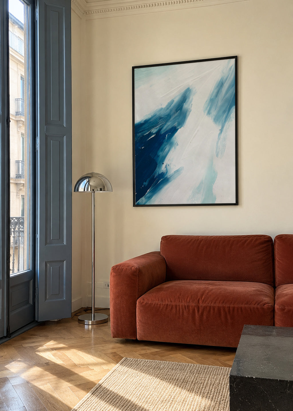 Abstract 48 - Framed poster in an interior