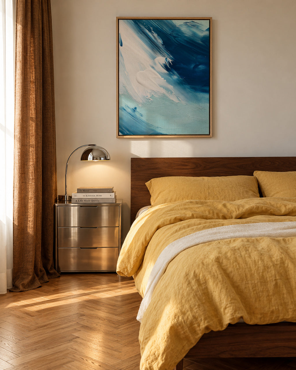 Abstract 47 - Framed canvas in an interior