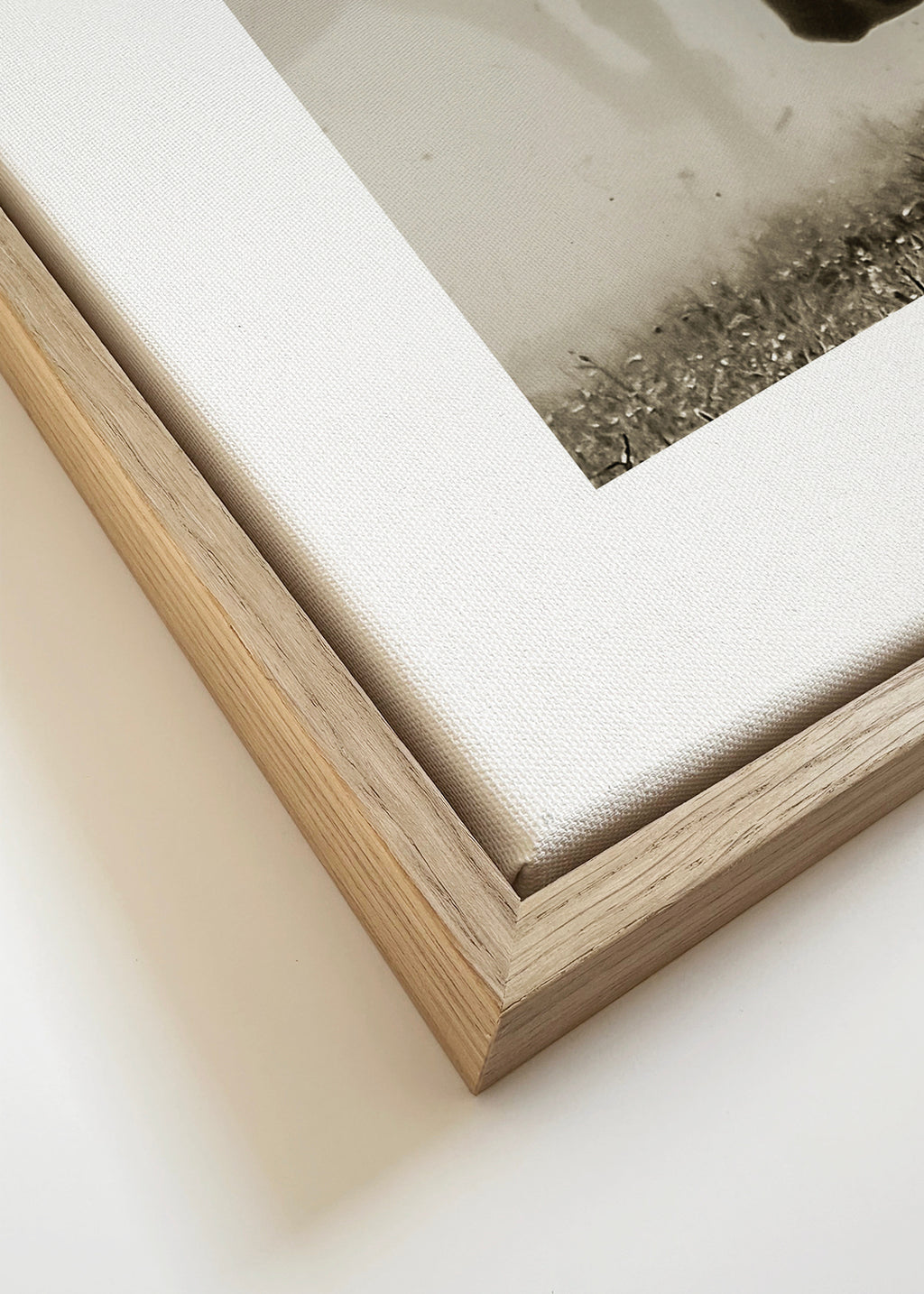 Horse - Framed canvas detail