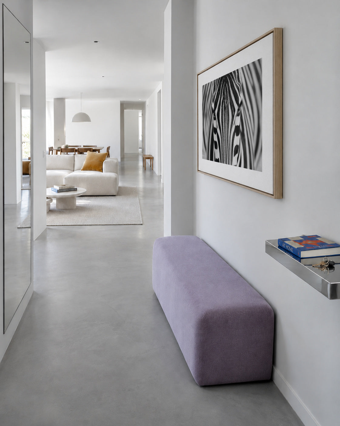 Zepra - Framed canvas in an interior