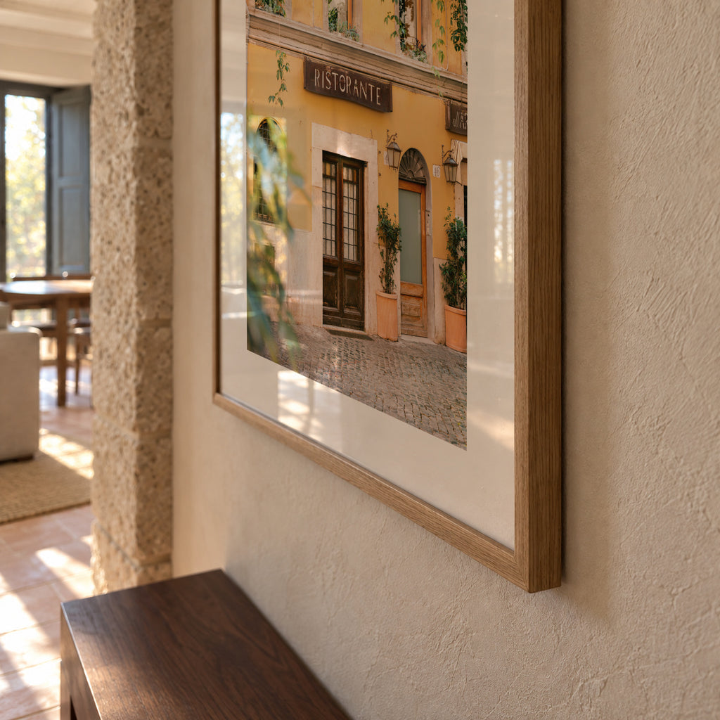 Ristorante Trastevere Rome - Framed poster detail