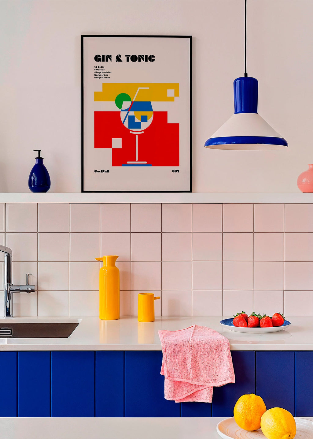 Cuadro de cocina Gin Tonic estilo Bauhaus – Product2