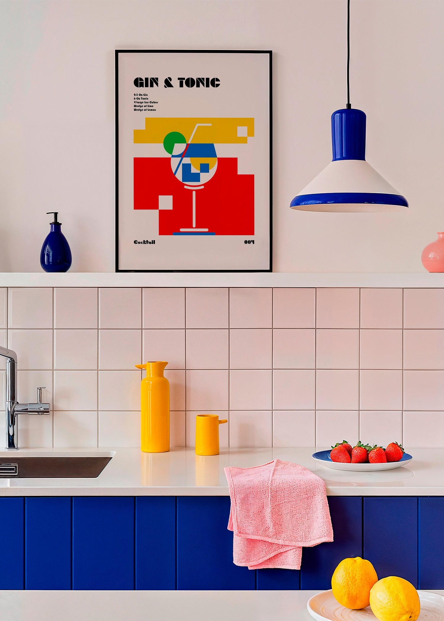 Cuadro de cocina Gin Tonic estilo Bauhaus – Product2