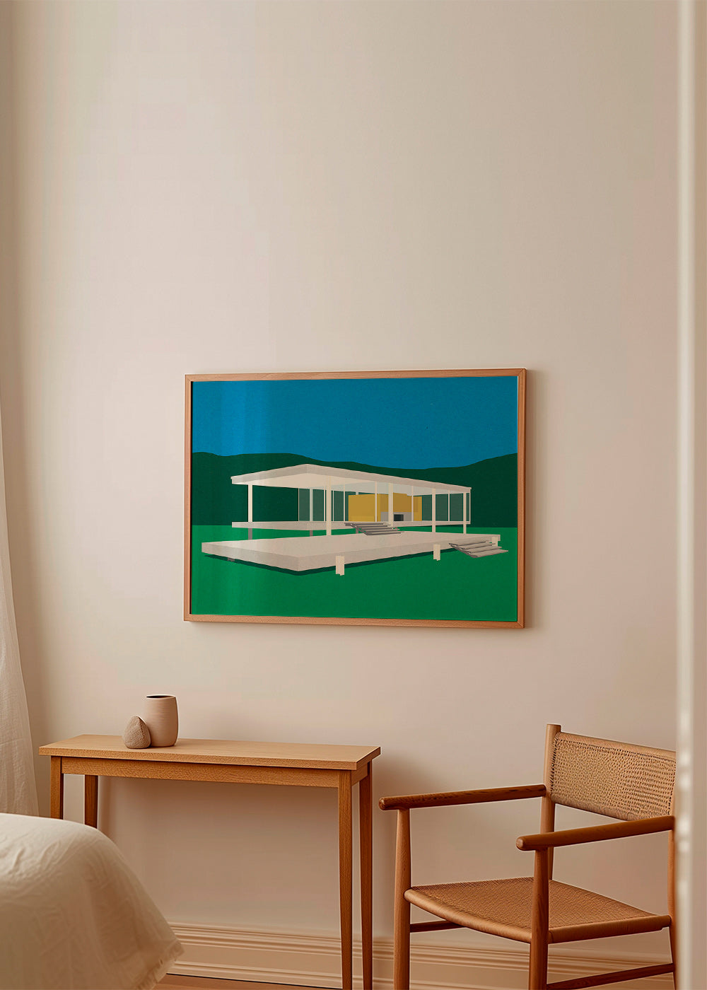 Ilustración arquitectónica de casa moderna minimalista – Product1