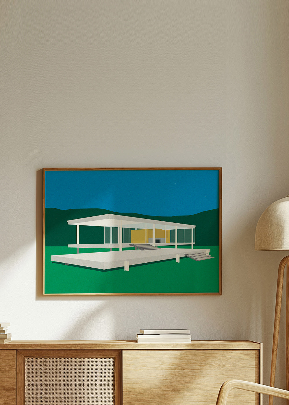 Ilustración arquitectónica de casa moderna minimalista – Product2