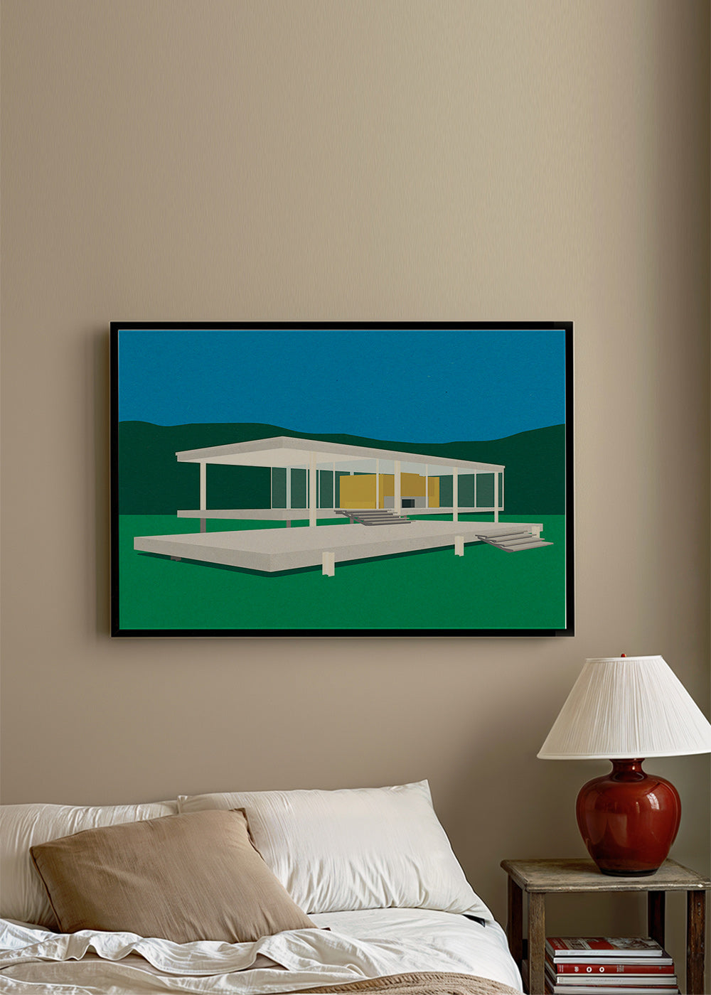 Ilustración arquitectónica de casa moderna minimalista – Product3
