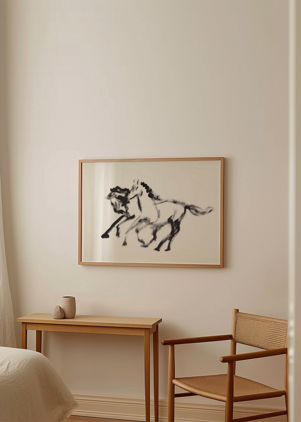 Swift Shadows - Framed poster in an interior