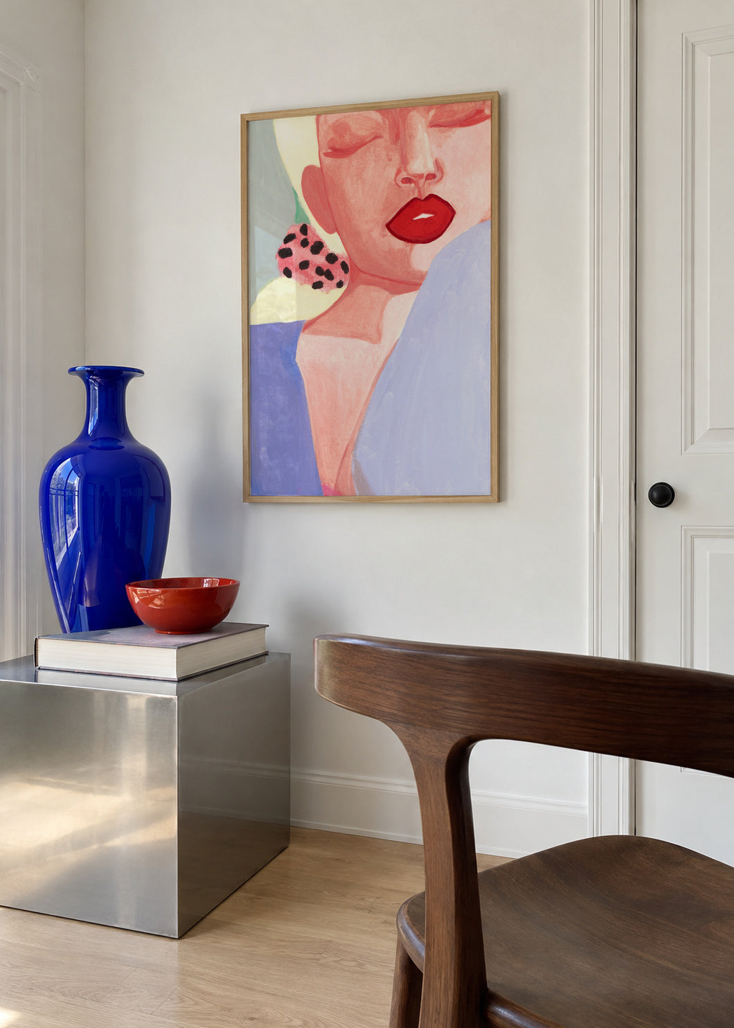 Lune2 - Framed poster in an interior