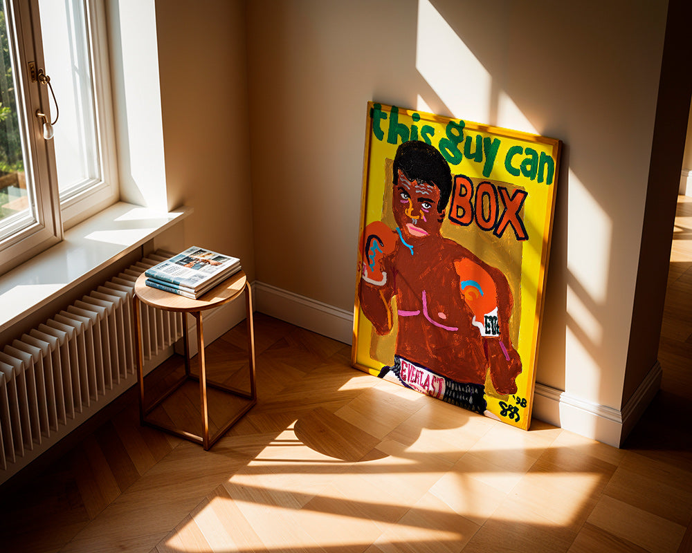 Cuadro deportivo boxeador ilustrado – Product3