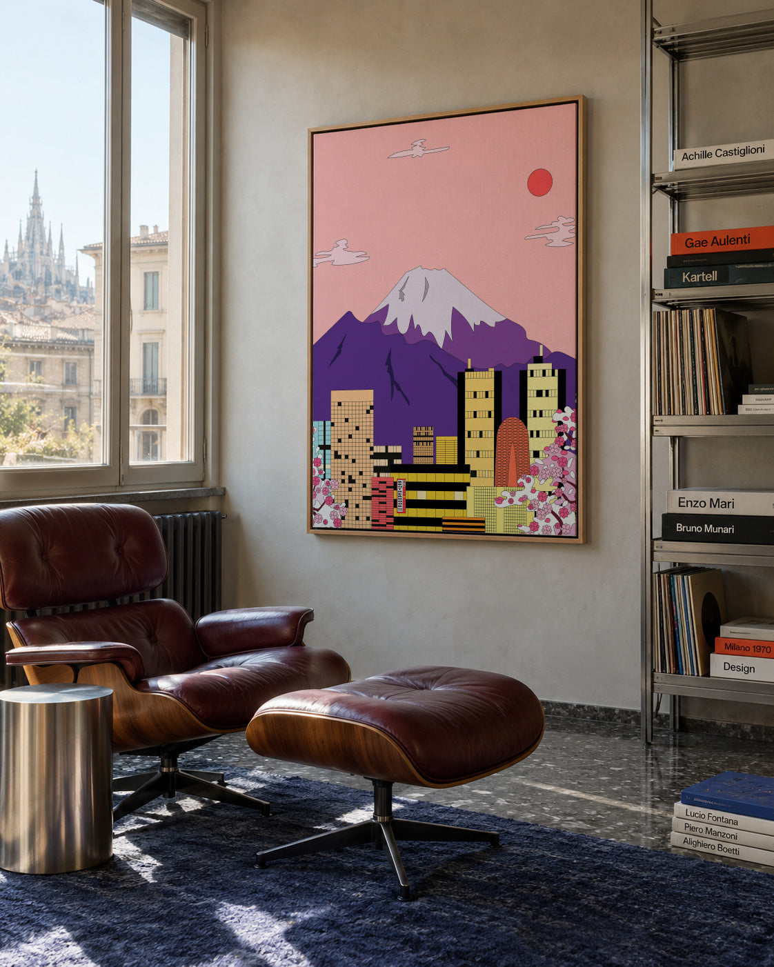 Tokyo - Framed canvas in an interior