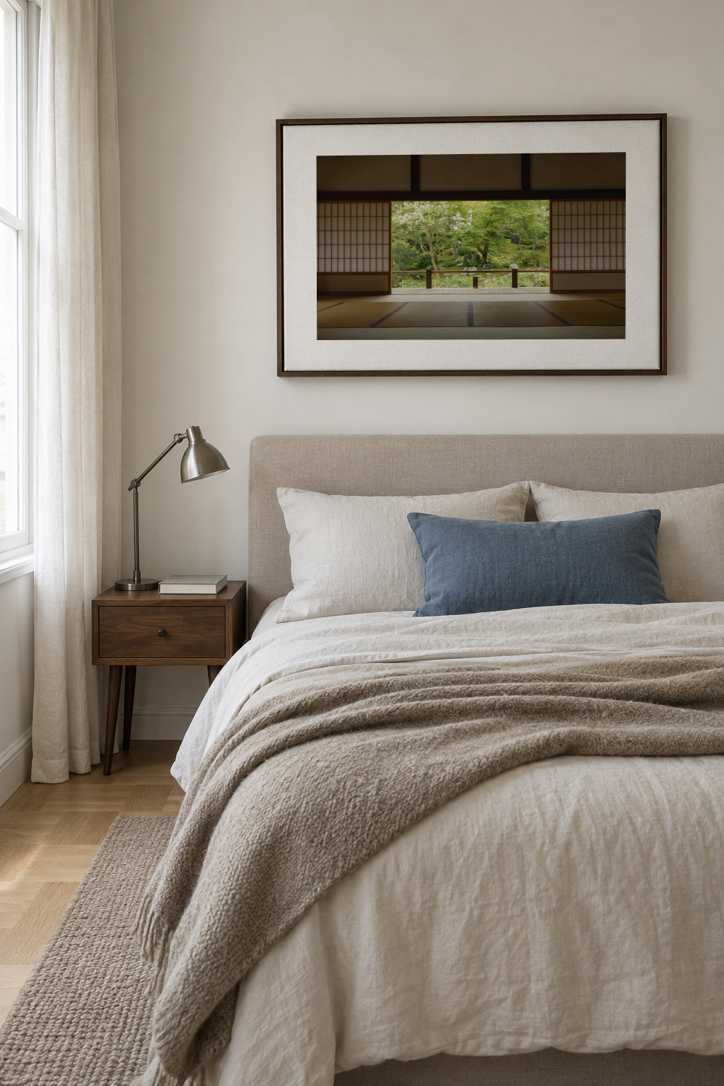 Zen Zone - Framed canvas in an interior