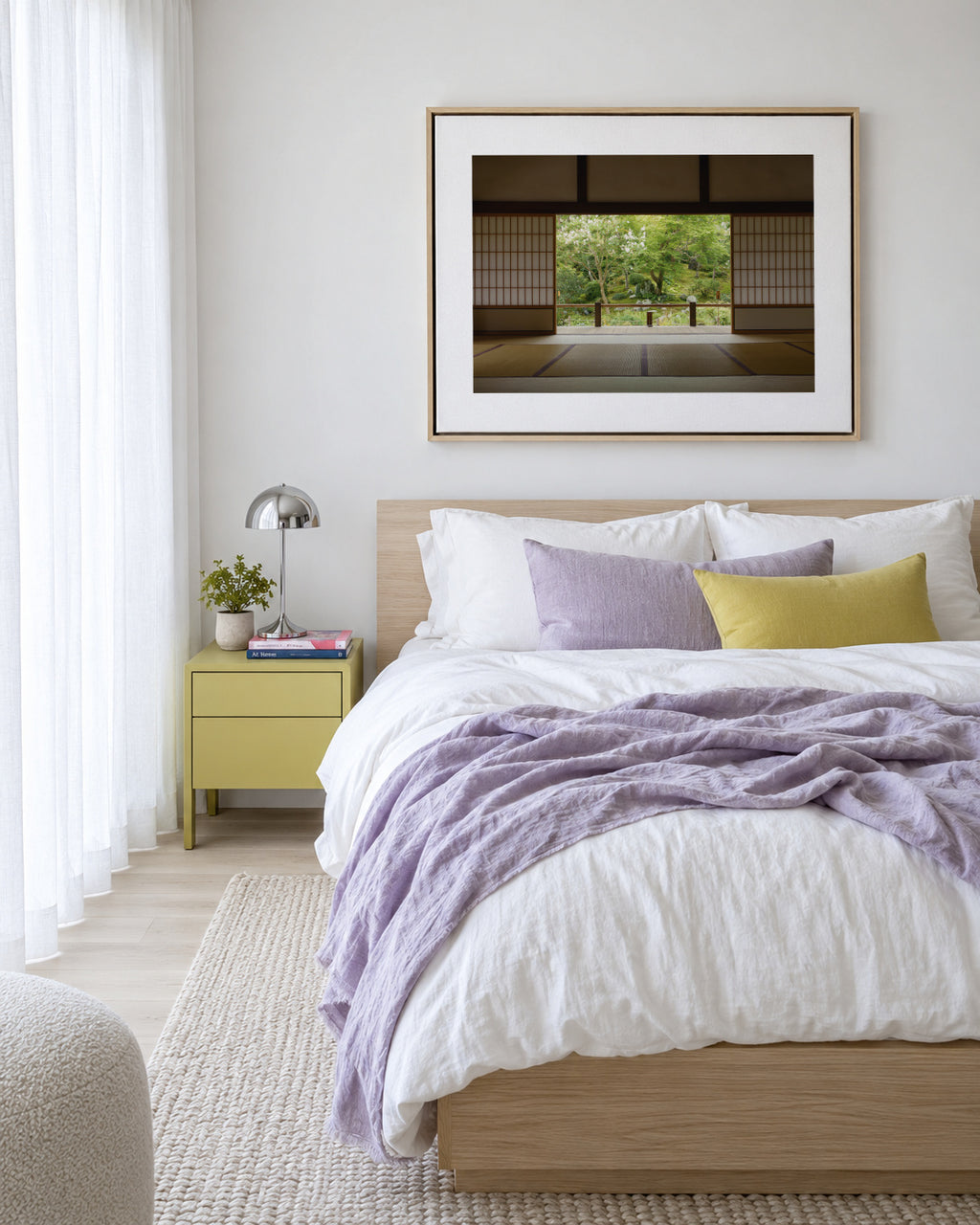 Zen Zone - Framed canvas in an interior