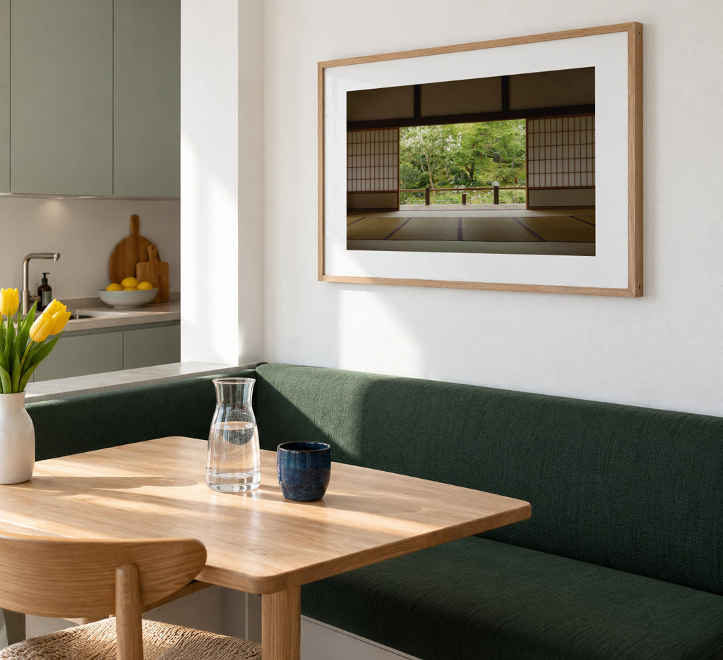 Zen Zone - Framed poster in an interior