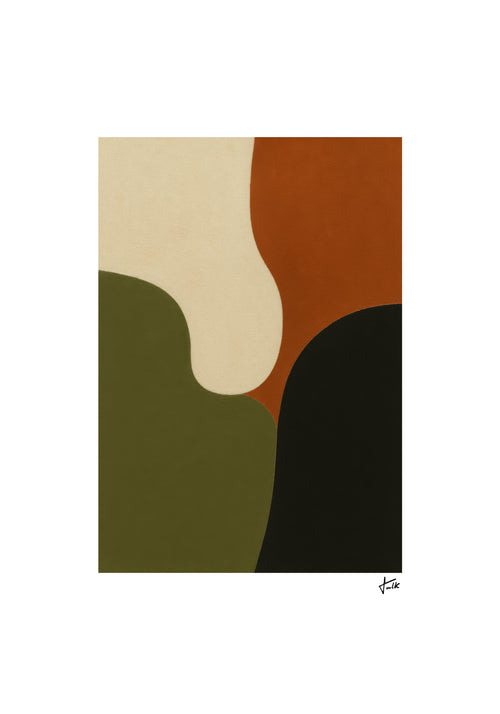 Olive Silence - Unframed art print