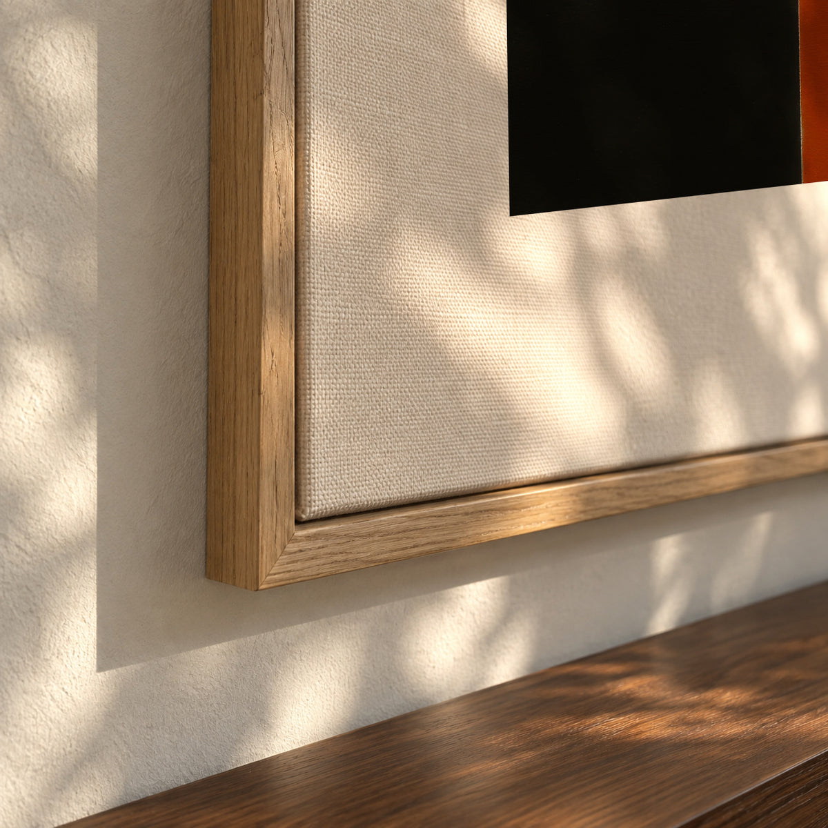 Modular Curve I - Framed canvas detail