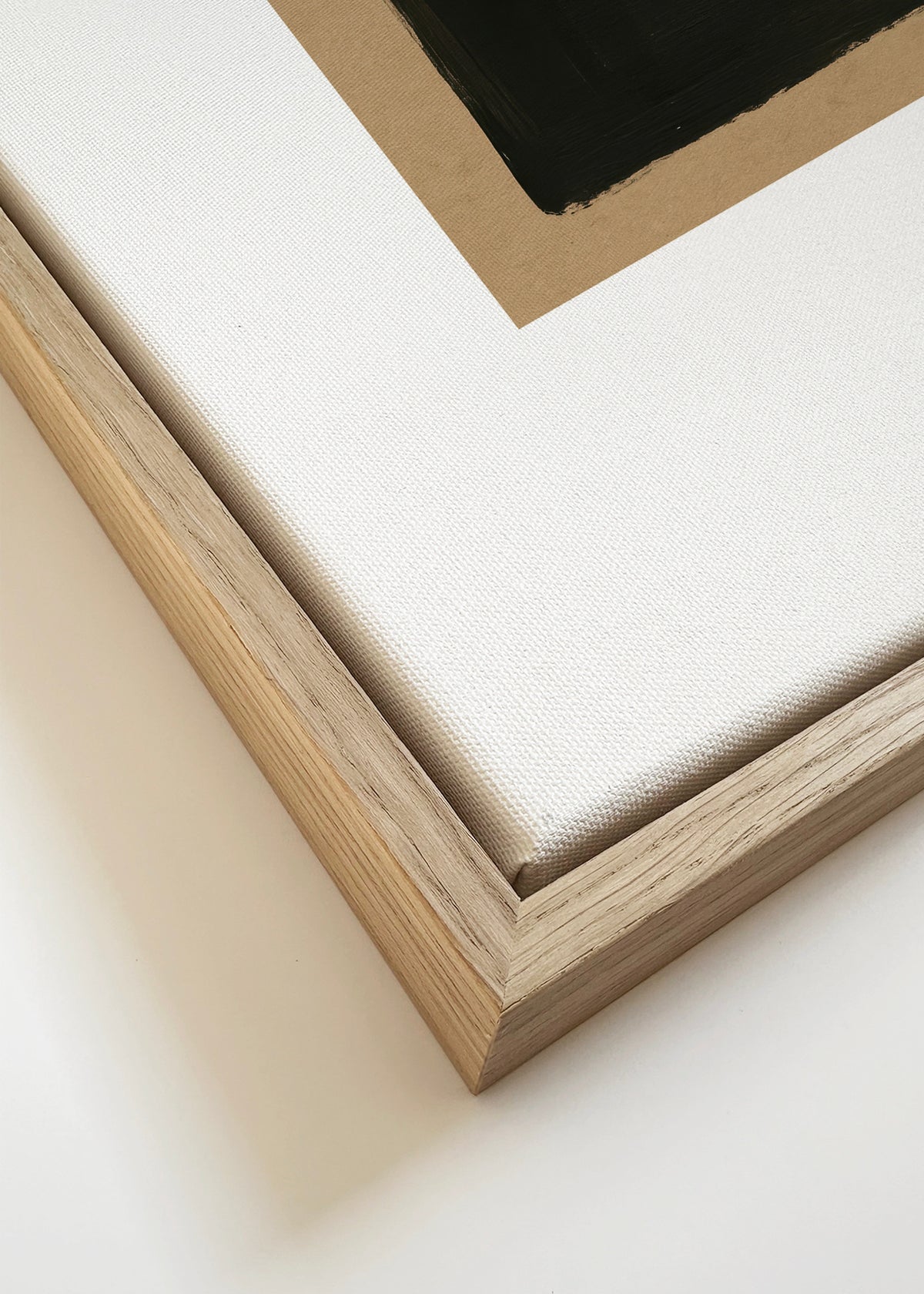 Black Matter - Framed canvas detail