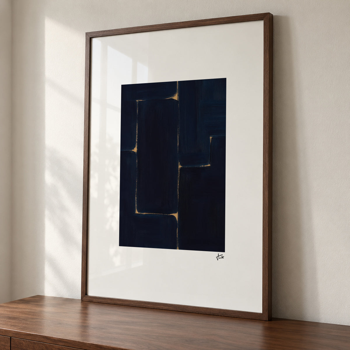 Midnight Structure - Framed poster detail