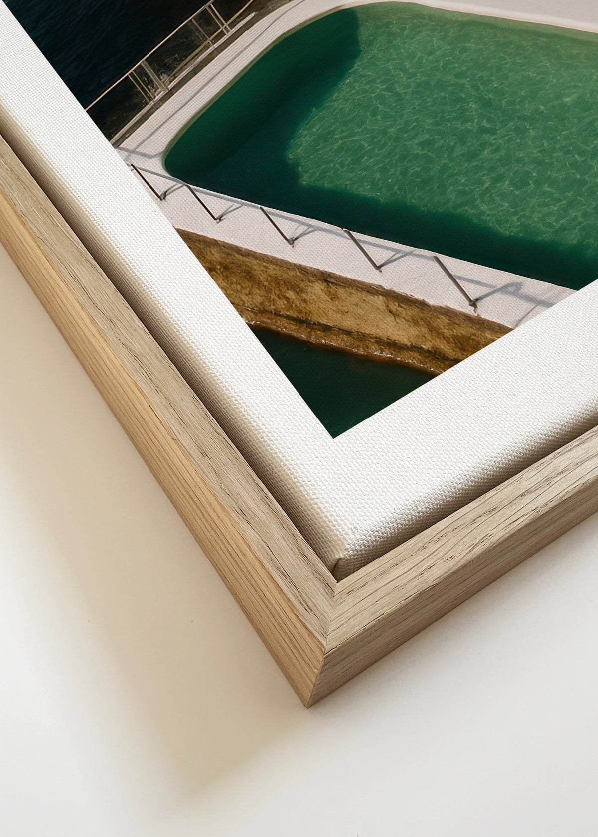 Ocean Pool - Framed canvas detail