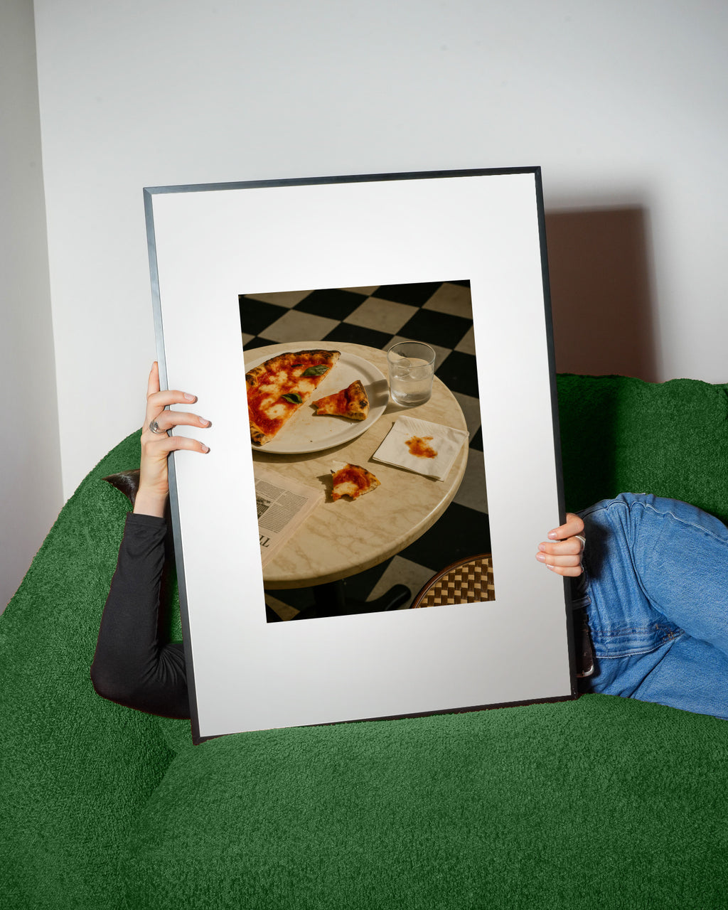 Pizza Break - Framed poster detail