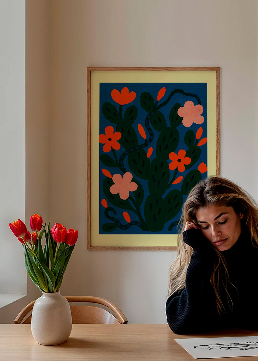 Lámina botánica con flores nocturnas – Product3