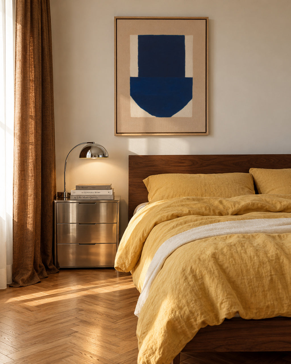 Navy Vessel - Framed canvas in an interior