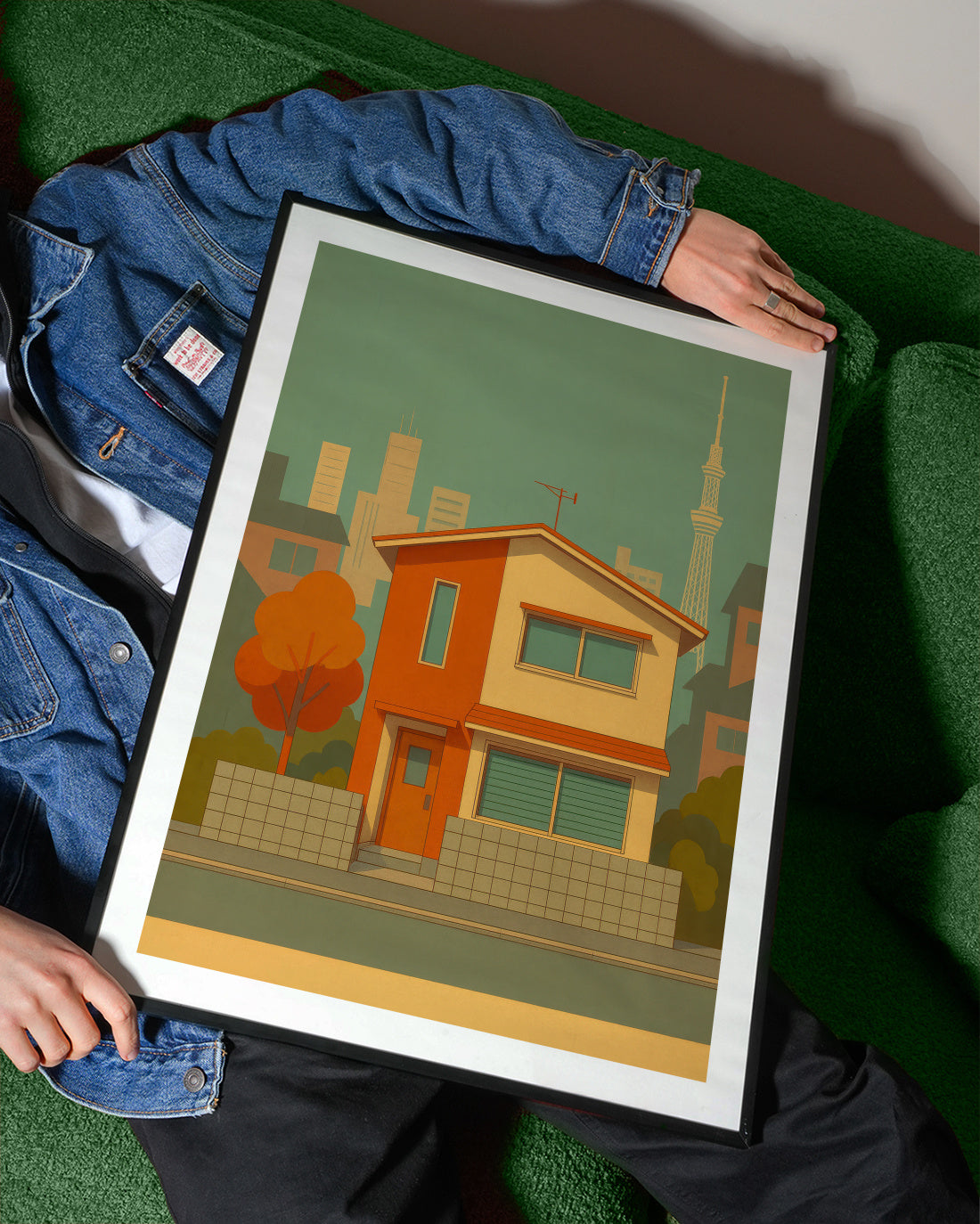 Tokyo House - Framed poster detail