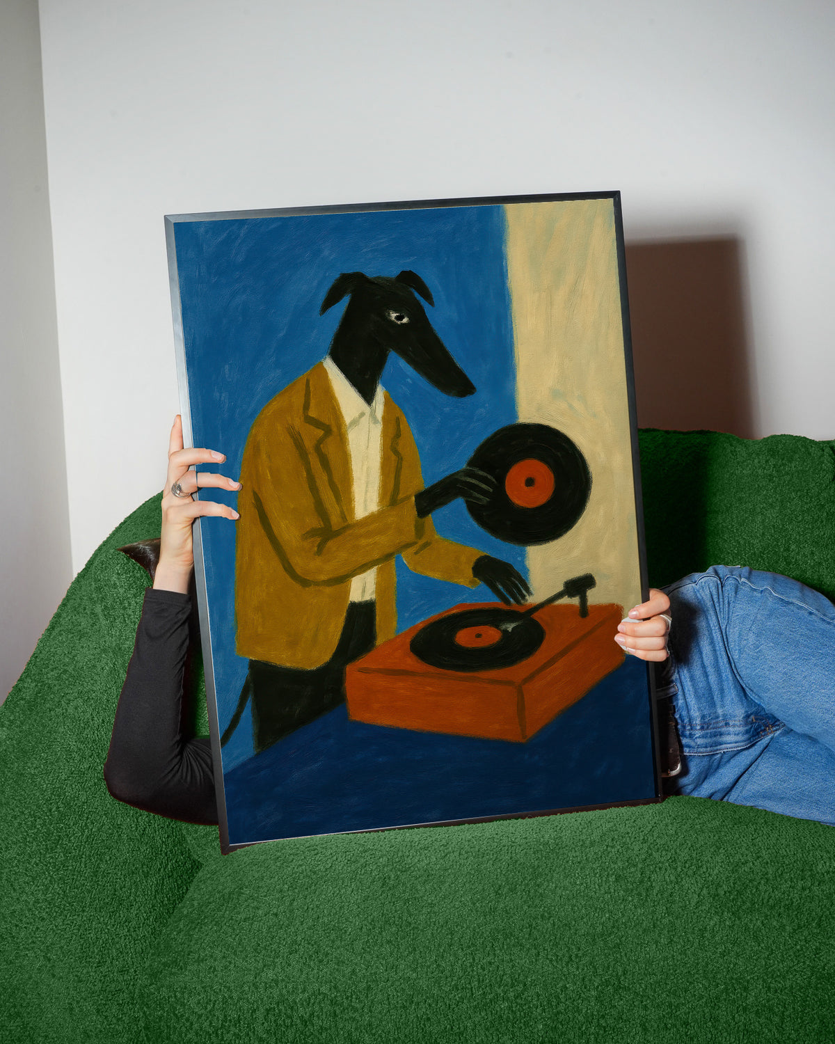 Midnight Vinyl - Framed poster detail