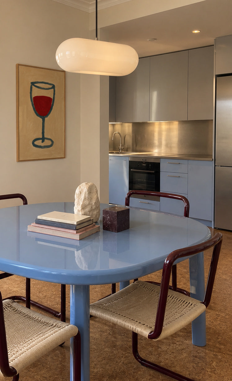House Wine - Framed poster in an interior