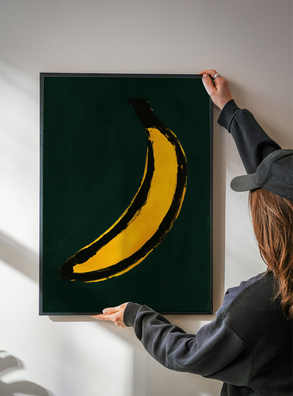 Pop Banana - Framed poster detail