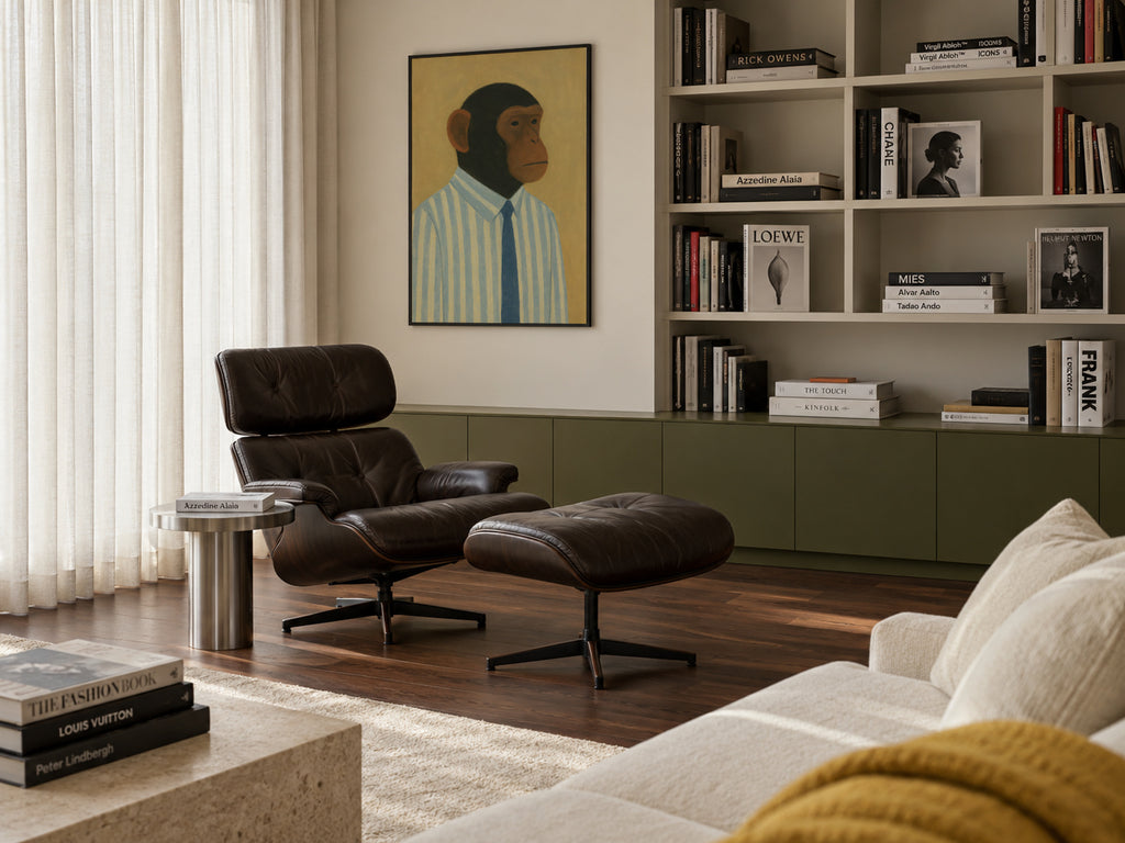 Professional Primate II - Framed poster in an interior