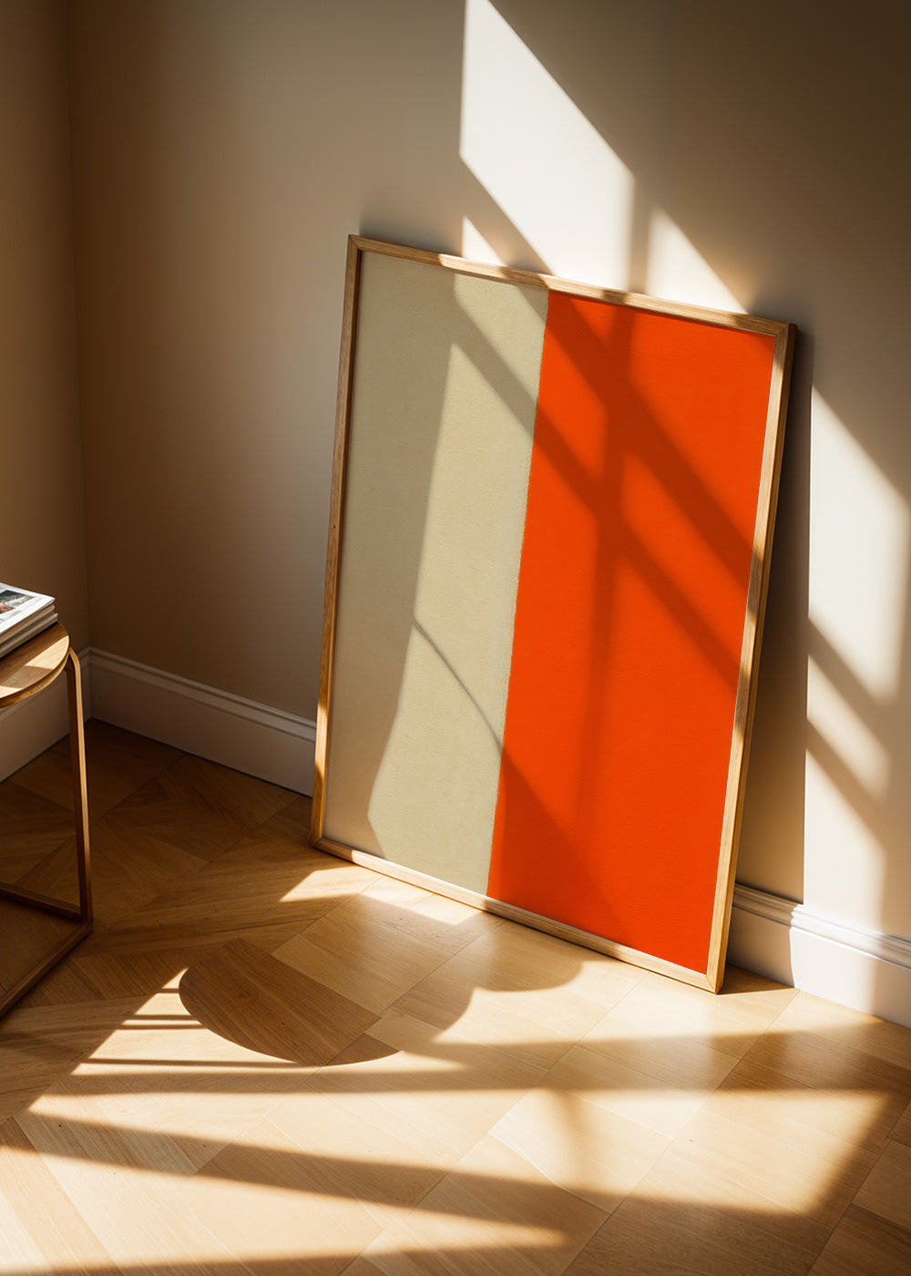 Solar Edge II - Framed poster in an interior