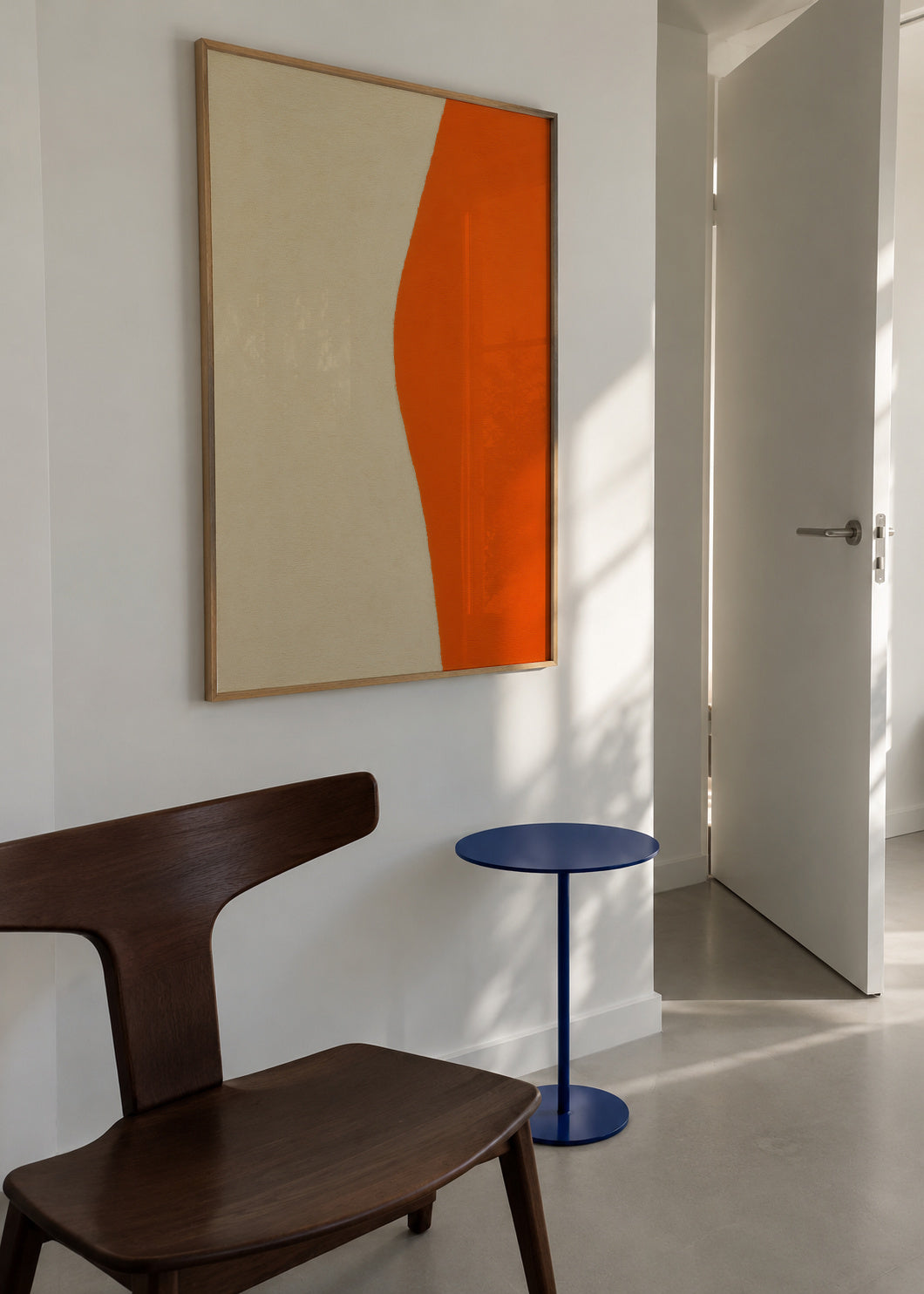 Solar Edge III - Framed poster in an interior
