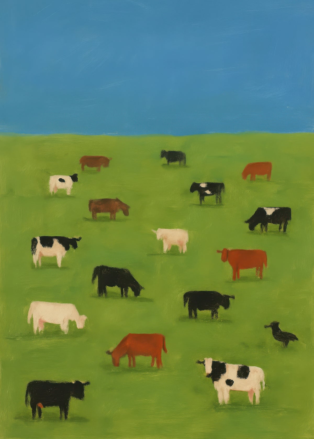 Grazing Field - Unframed art print