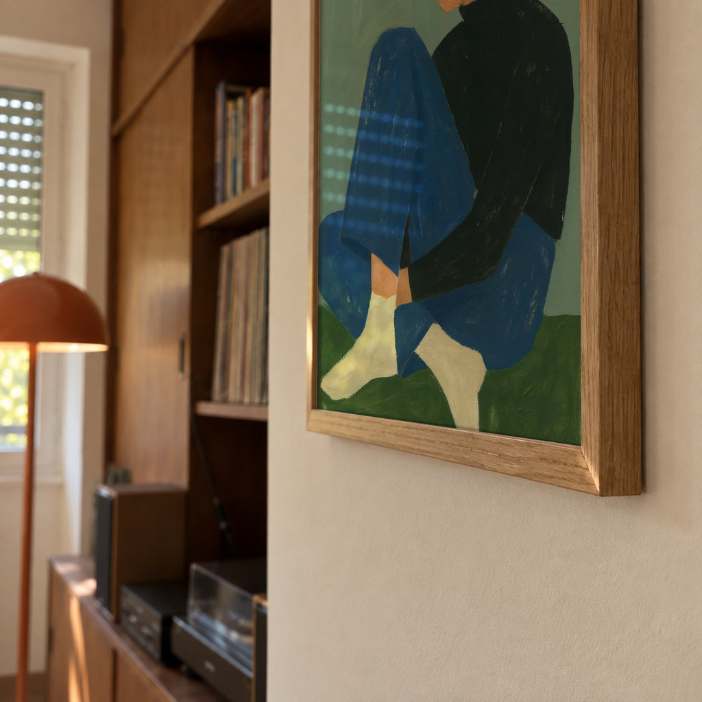 Blue Serenity - Framed poster detail