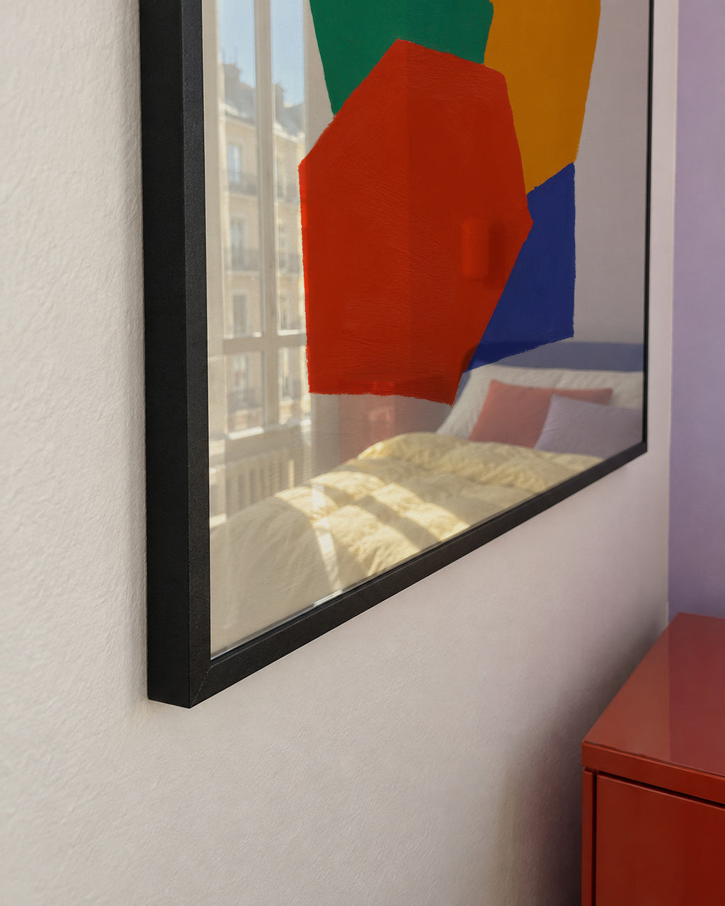 Primary Mosaic - Framed poster detail
