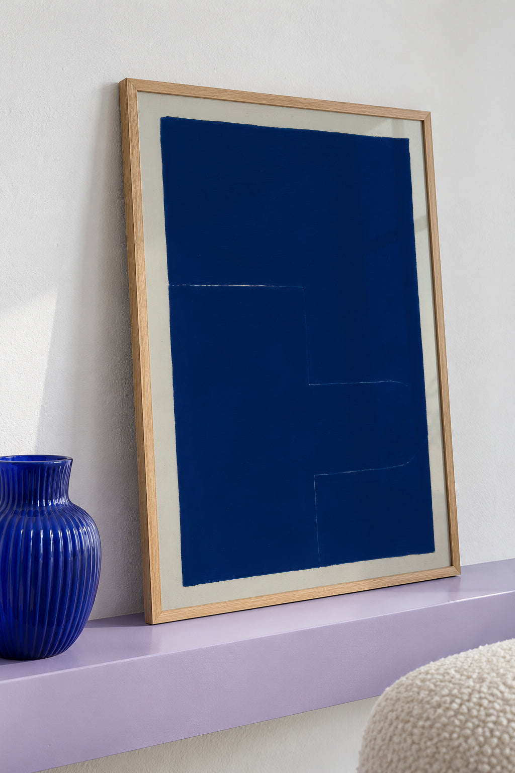 Midnight Blueprint I - Framed poster detail
