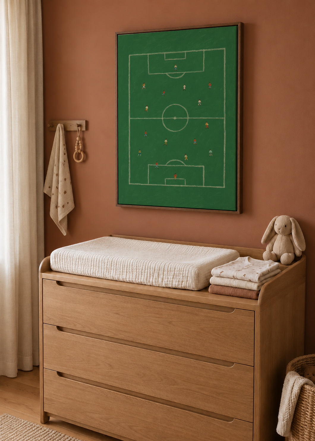 Field Strategy - Framed canvas in an interior