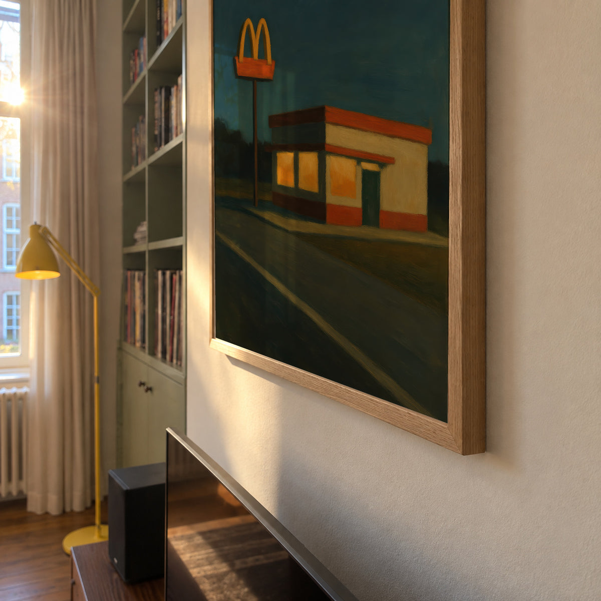 Midnight Drive-Thru - Framed poster detail