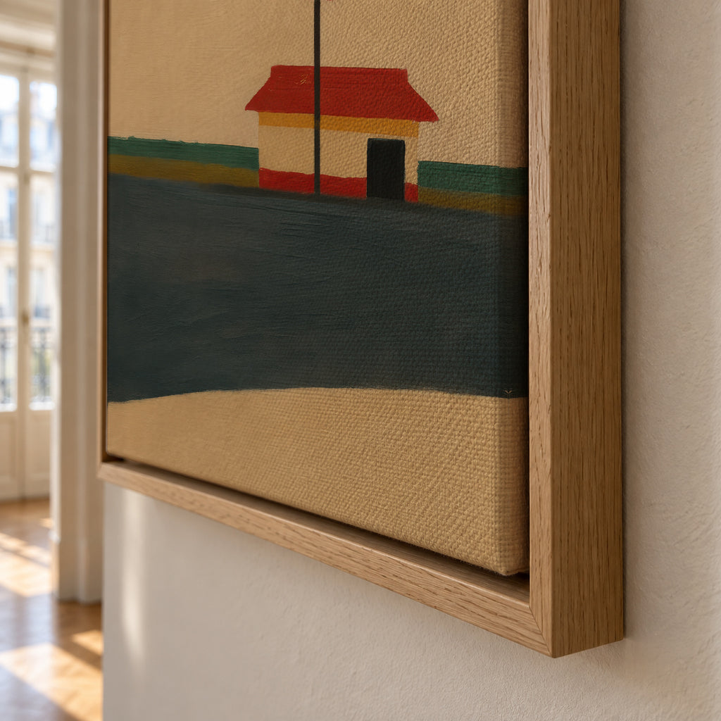 Golden Arches Horizon - Framed canvas detail