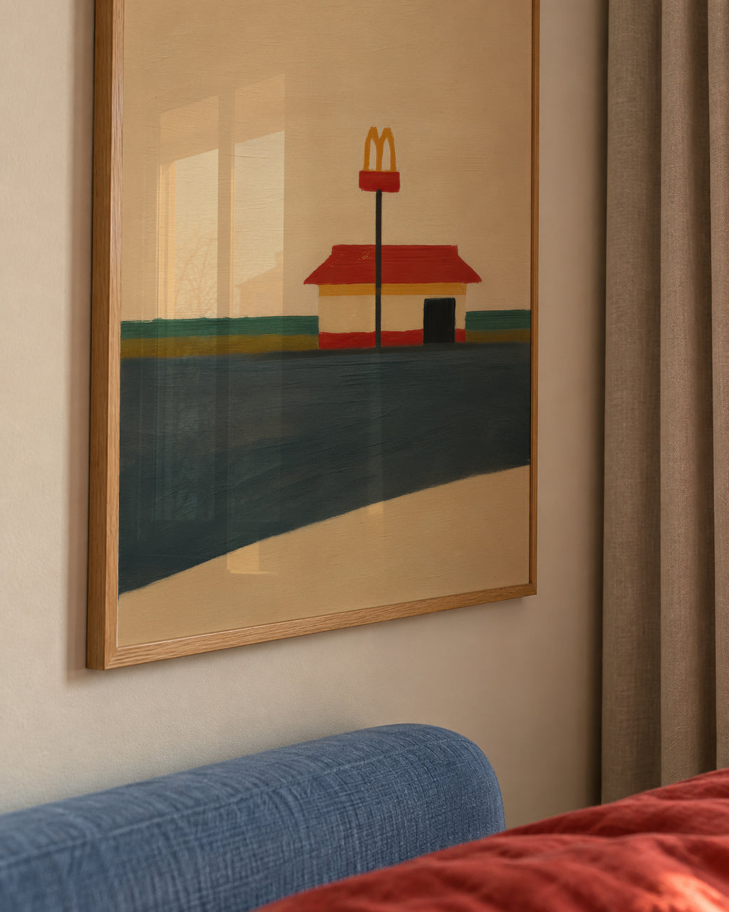 Golden Arches Horizon - Framed poster detail