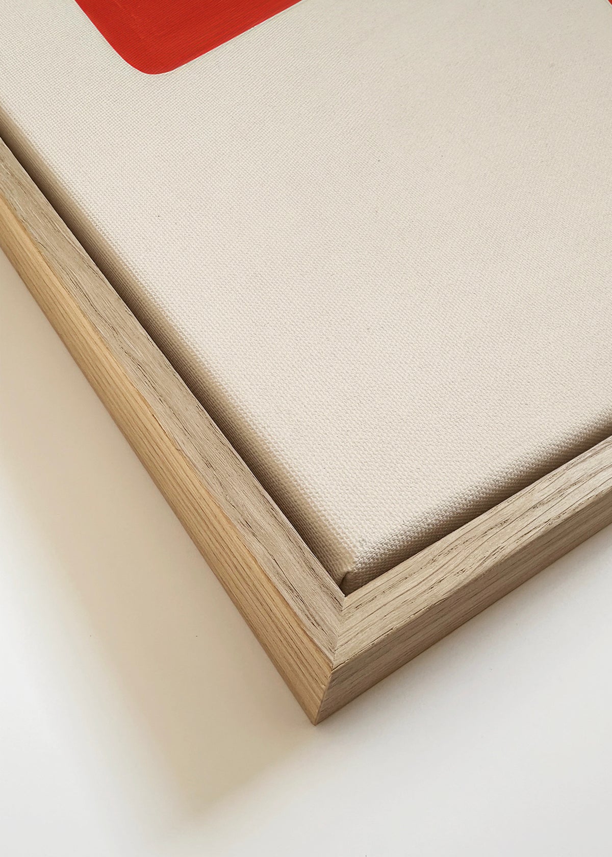 L-Shape Balance II - Framed canvas detail