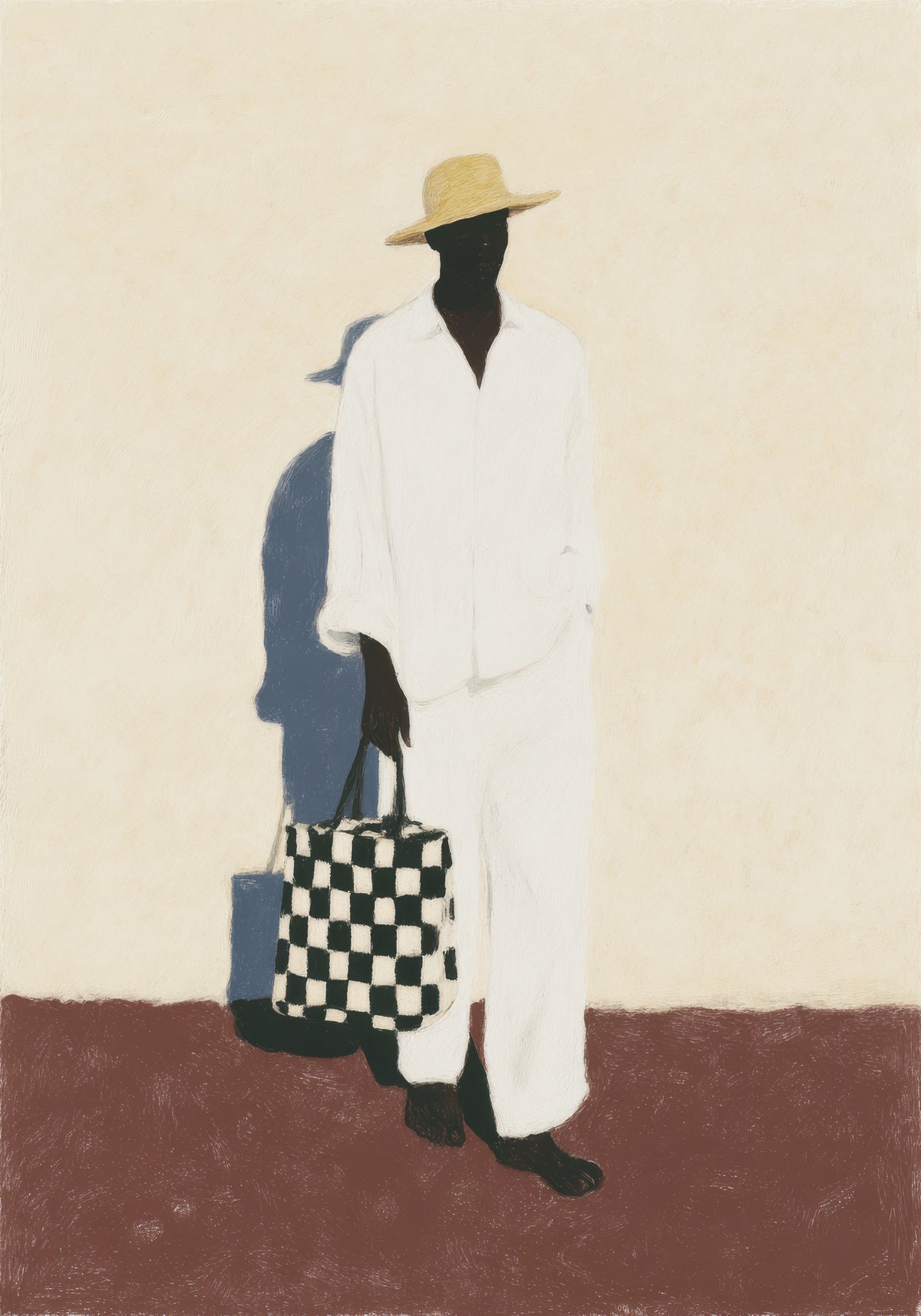 White Suit Walk III - Unframed art print