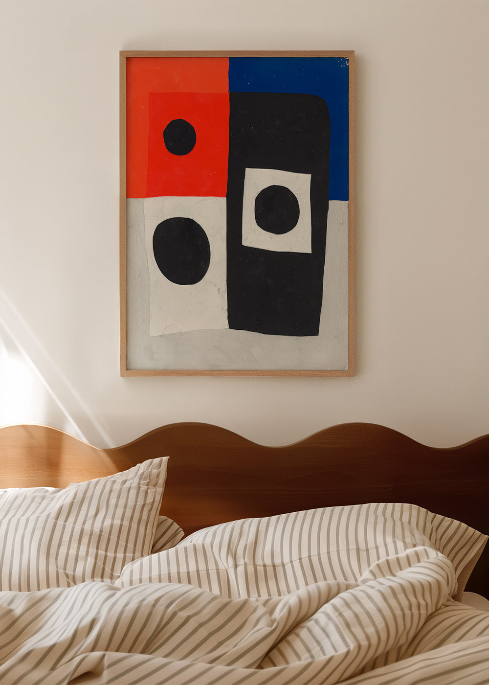 Cuadro geométrico con bloques y círculos – Product2