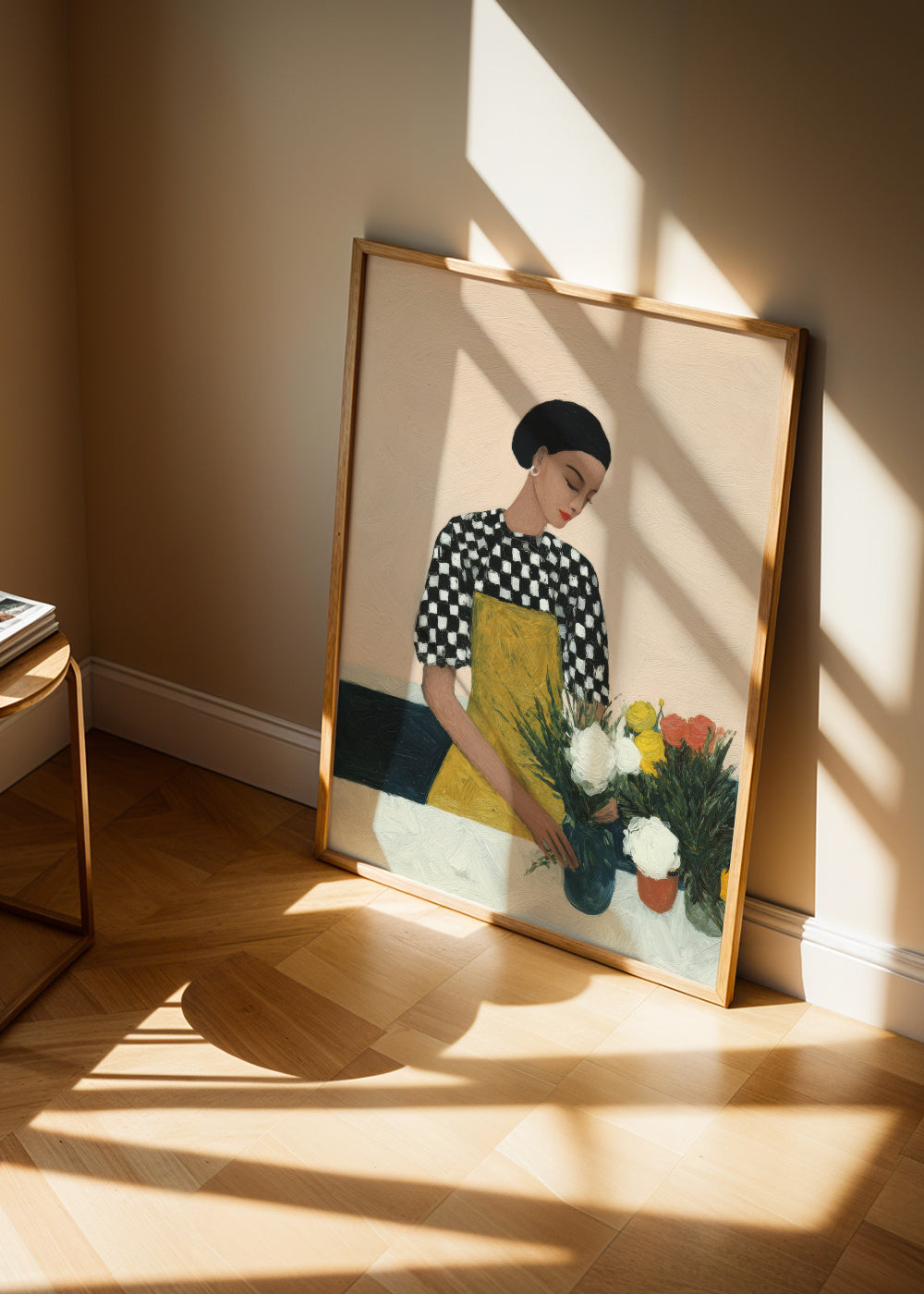 The Florist - Framed poster in an interior
